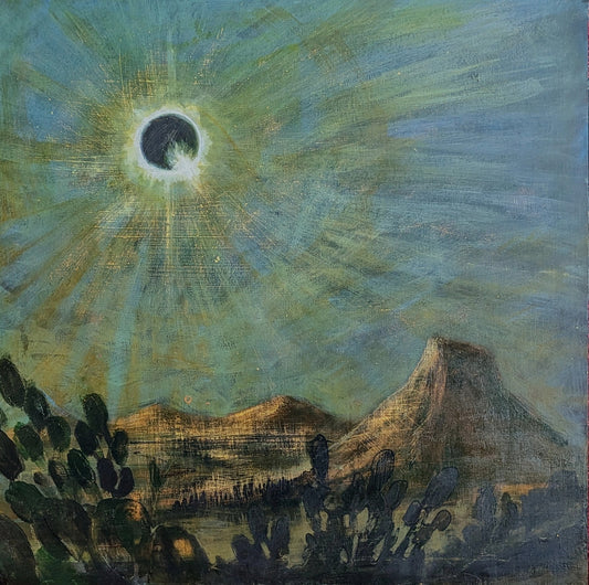 Original Painting by Rob Fischrup - "Desert Eclipse"